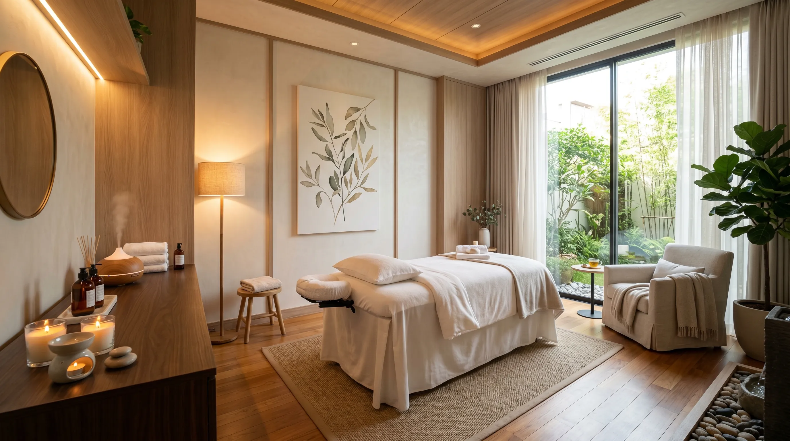 Tranquil private treatment room at ACM Kent Town Adelaide
